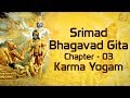 Bhagavad gita chapter 3 full  with lyrics  karma yoga  srimad bhagavad gita