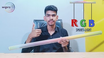 Wipro 20W Smart RGB Tube Light Review⚡⚡Wipro Smart Wi-Fi CCT+RGB LED Batten