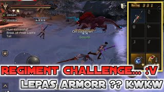 Kwkw Mati Mulu.,1 Regiment Lepas Armor Vs Challenge Frost Loch - Errant Hunter Soul Sea Indonesia