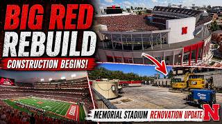 Big Red Rebuild Begins! First Look at Memorial Stadium Construction Site | April 24th 2026