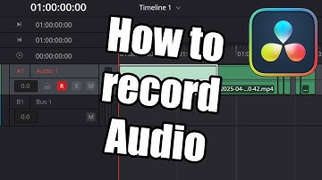 How to Record Audio or Voiceover in Davinci Resolve