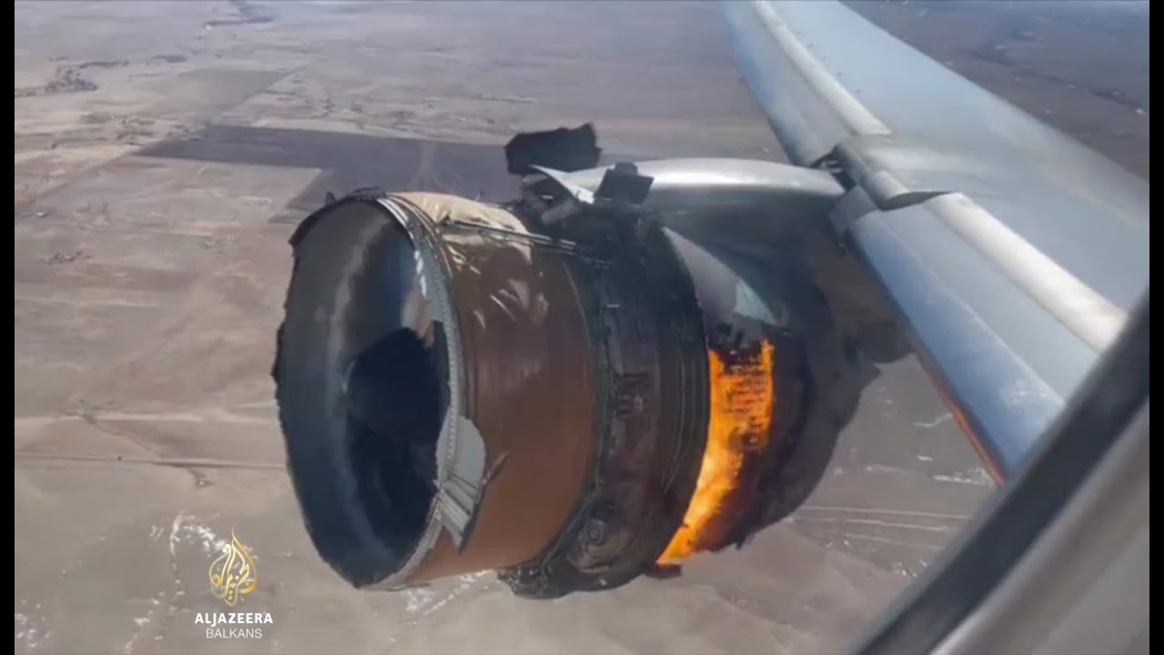 هبوط طائرة بشكل مثير في دنفر بعد عطل في المحرك