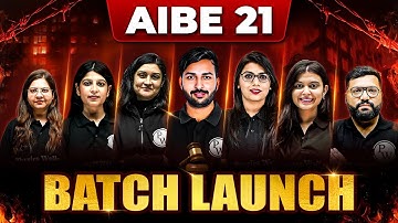 AIBE 21 Preparation Strategy & Batch Launch | All India Bar Exam | AIBE 21 Exam Date | JudiciaryByPW