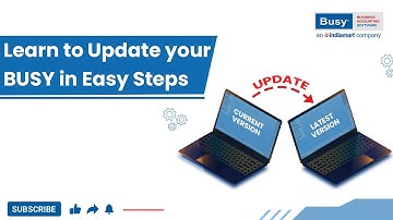 Learn to Update your BUSY in Easy Steps (English) | Update BUSY | BUSY
