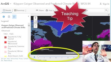 Investigating climate and climate change with maps in ArcGIS Online