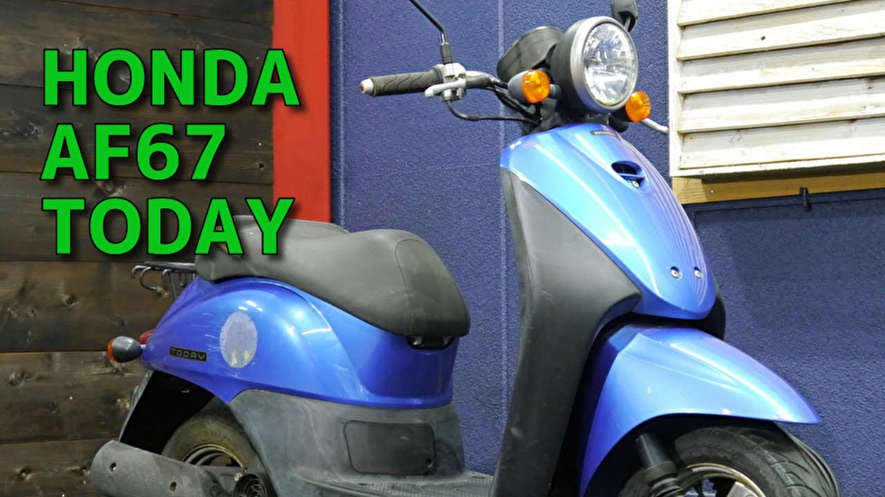 HONDA AF67 TODAY トゥデイ 参考動画 - YouTube