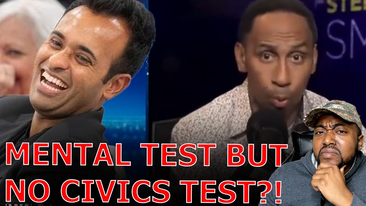 Stephen A FREAKS OUT Over Vivek Ramaswamy Wanting To Raising Voting Age Or Pass Civics Test To Vote!