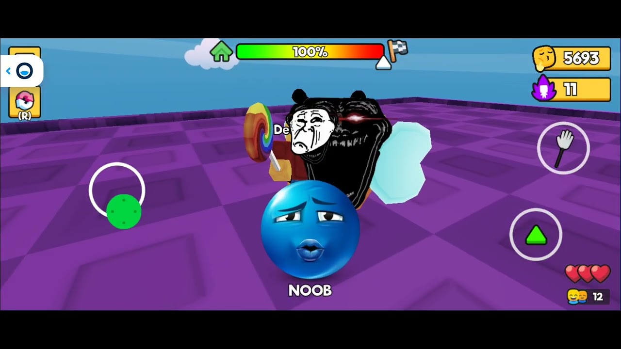 Rainbow Obby part 5! 10,000 aura!😱 I #52 I #entertainment #gamer #obby #troll