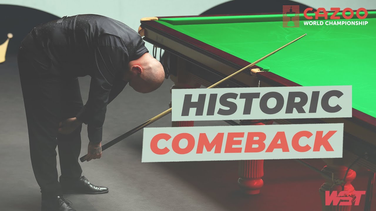 Luca Brecel Completes Historic Comeback To Reach Final! 2023 Cazoo World Championship