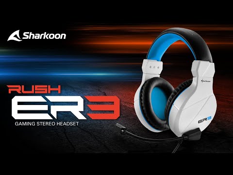 Sharkoon RUSH ER3 White Gaming Stereo Headset