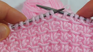 Yeni başlayanla için süper kolay iki şiş örgü modeli #knitting