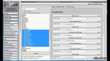 vBulletin 4 Change Image Paths