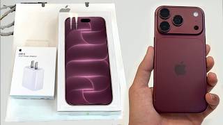 iPhone 18 Pro Max (Burgundy) Unboxing