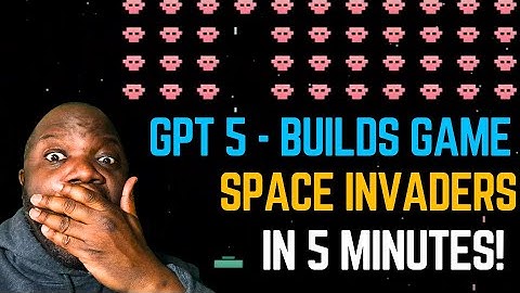 CHATGPT5 Created a SPACE INVADERS Game in MINUTES! #gpt5 #chatgpt #ai #artificialintelligence #pmp