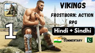 New viking is here || frostborn: Action RPG part (1) in 🇮🇳 Hindi+🇵🇰 Sindhi screenshot 4