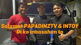 PAPADINZ TV INTOY/FINALLY/ANG BABAIT SOBRA HINDI KO INAASAHAN TO SALAMAT PO❤️👌💪