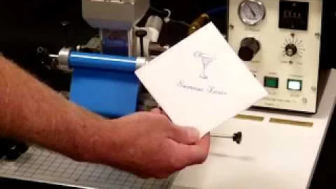 Model 45PN Napkin Printer Hot Stamper Air Operated...