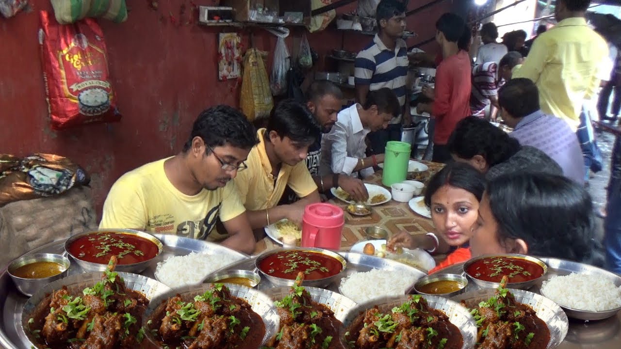 Mutton Rice 90 rs Per Plate Street Food Heaven in India Kolkata