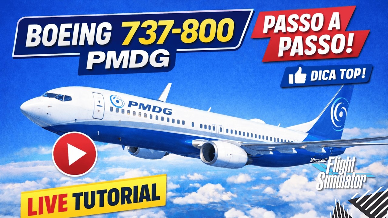Live Tutorial Flight Simulator - Live Tutorial Básico Boeing 737-800 da ...