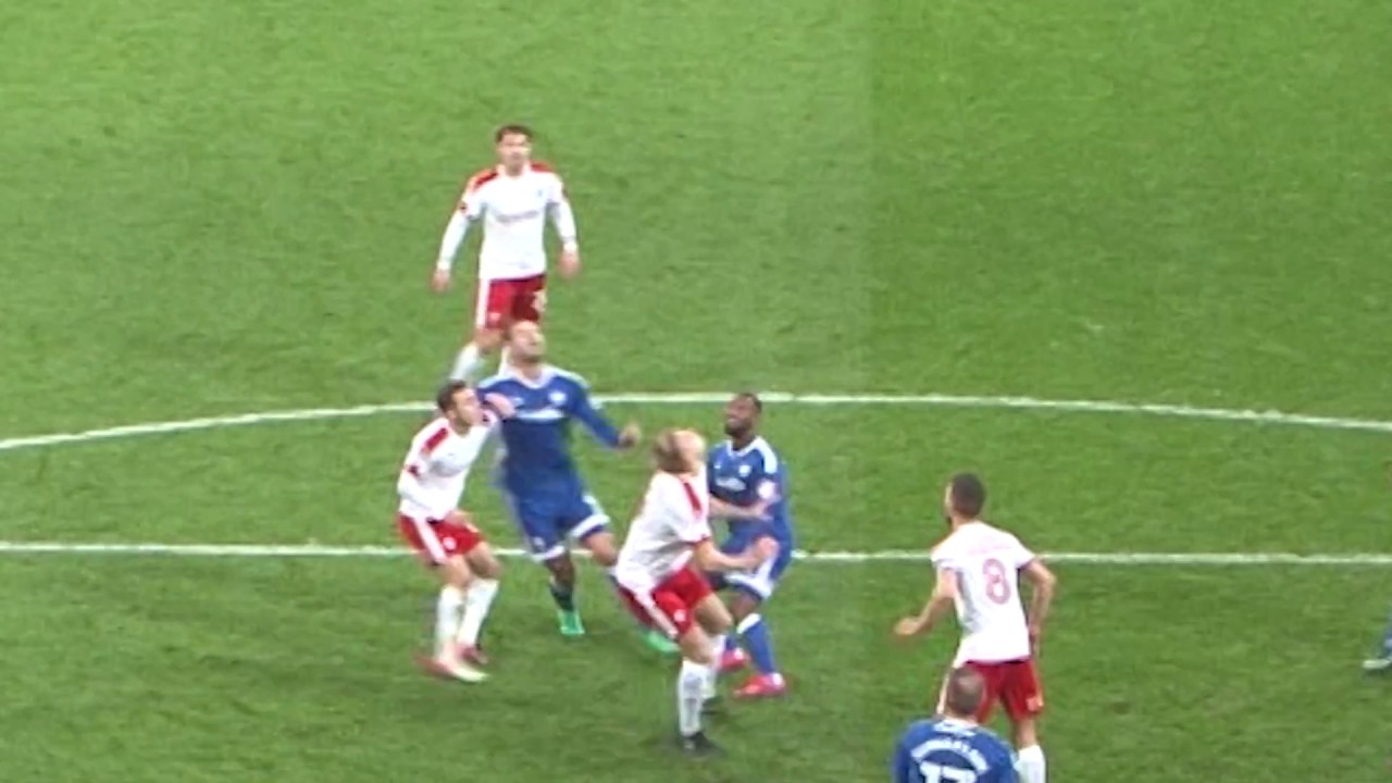 BARNSLEY HANDBALL INCIDENT v CARDIFF CITY football score