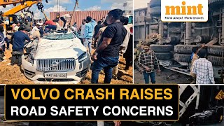 Volvo-Container Crash Kills CEO, 5 Others Near Bengaluru | Raises Questions On India’s Road Safety screenshot 1