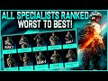 Battlefield 2042 - All Specialists RANKED From Worst To Best!