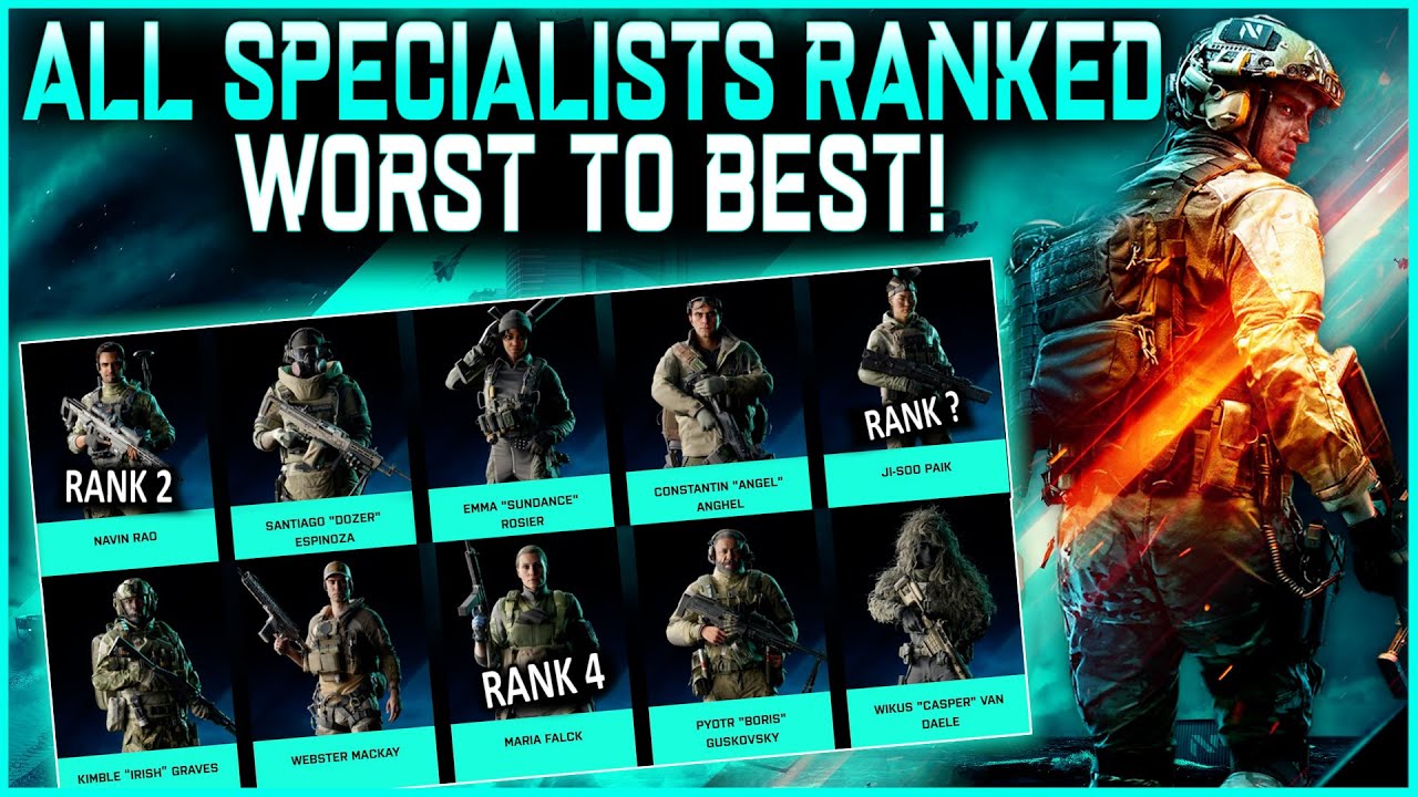 All Battlefield 2042 Specialists RANKED From Worst To Best