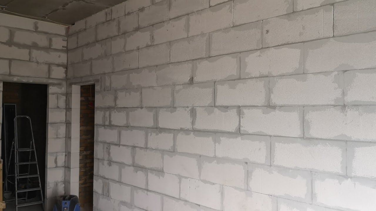 Перегородки из пеноблоков без трещин. - YouTube