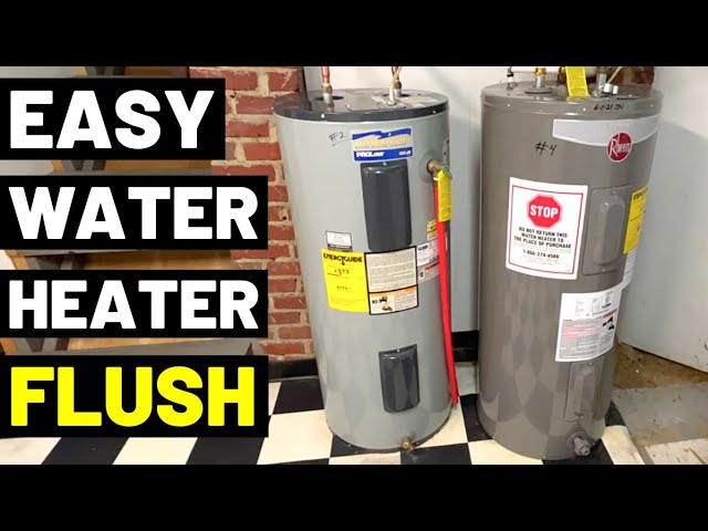 How To Flush Hot Water Heater - Electric Hot Water Heater - Reuse Grow Enjoy