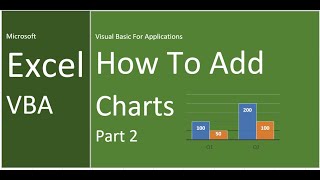Excel  | VBA | Adding, Embedding Charts | Part 2