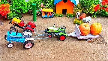 Diy Mini Tractor Trolley loading new technology | science project | @Mini Toy | keepvilla | tractor