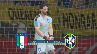 Download lagu ITALY VS BRAZIL | PES 2017 | PENALTY SHOOTOUT | HD