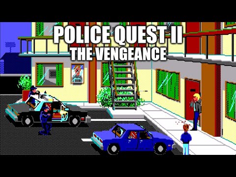 POLICE QUEST II Adventure Game Gameplay Walkthrough - No Commentary Playthrough