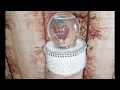 Snow globe from waste fuse bulb | DIY Anniversary Gift