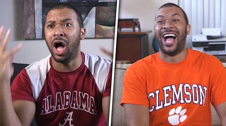 Bama vs. Clemson Fans During the National Champion...