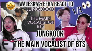 JUNGKOOK, THE BEST POP VOCAL?👀✨💜 | Waleska & Efra react to Jungkook the main vocalist of BTS| 1/2