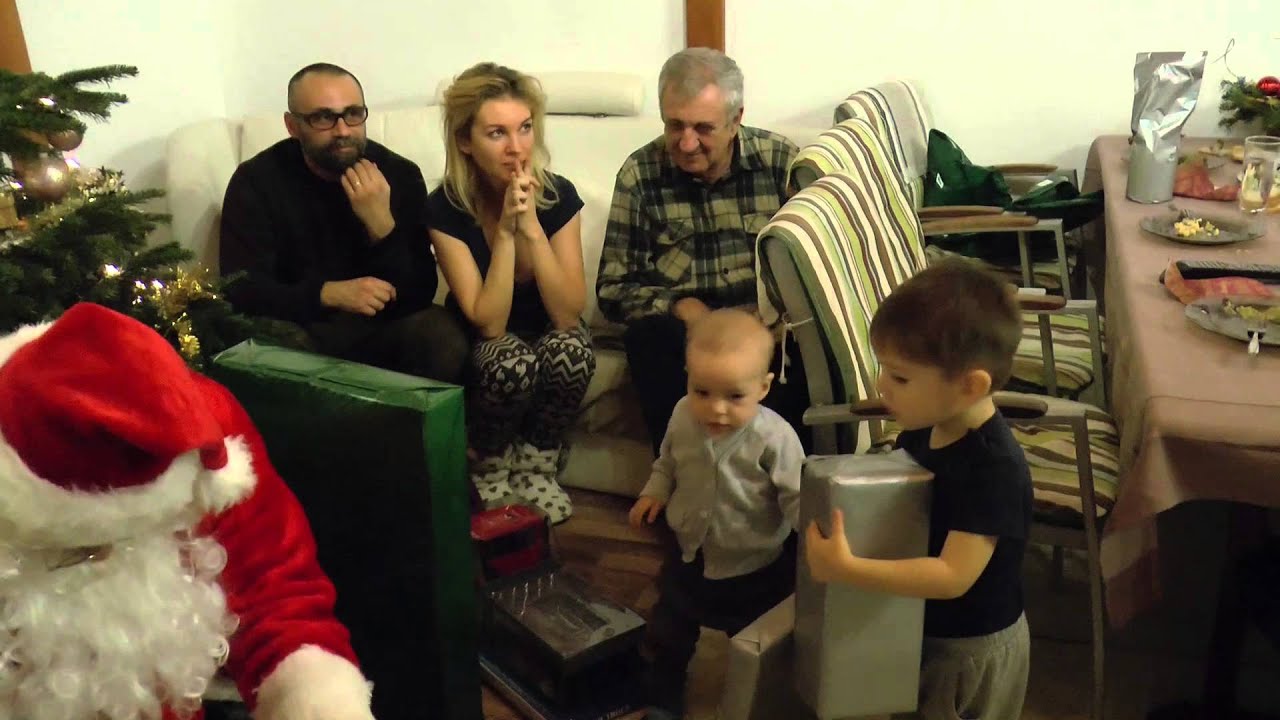 Mos Craciun 2014 Mangalia in vizita la Radu si Toma