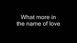 U2 Pride In The Name Of Love Lyrics Youtube