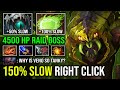 WTF 4500 HP RAID BOSS 150% Slow Can't Move Crazy Right Click Venomancer with Skadi Parasma Dota 2