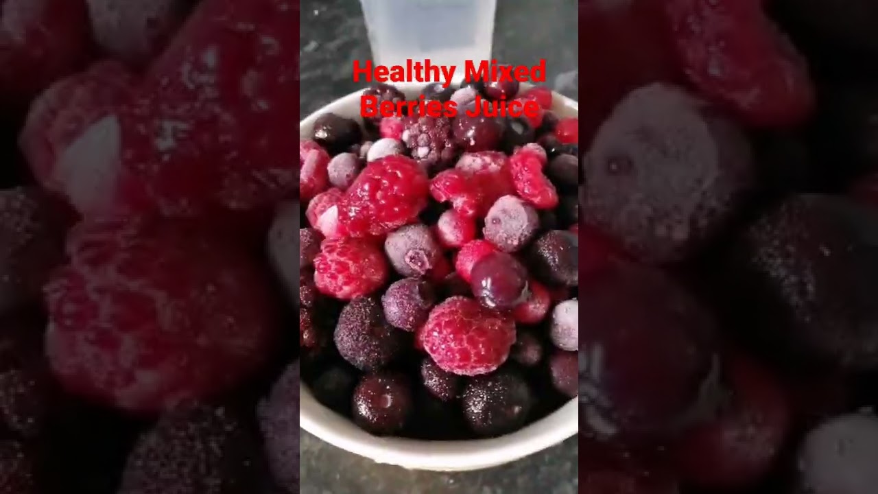 Mixed Berries Juice. Healthy😋😘