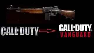 BAR evolution from COD 1 to Vanguard