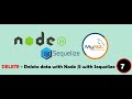 #12 How to delete data into database with Node JS and Sequelize in Hindi | #get #post #delete