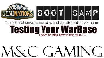 DomiNations How To | Beginner guide to your war base