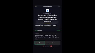 Atlassian Marketing Intern Interview Question: Growth Bet