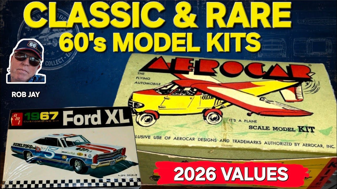 Vintage 60's Model Kit Collection: Rare Plastic Kits| Classic Car