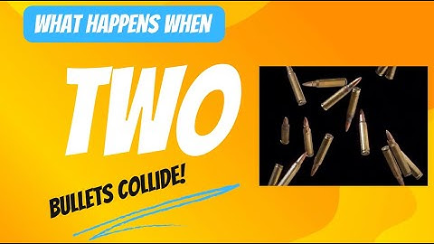 💥 *What Happens When Two Bullets Collide?* - The Physics Behind the Impact 🧪
