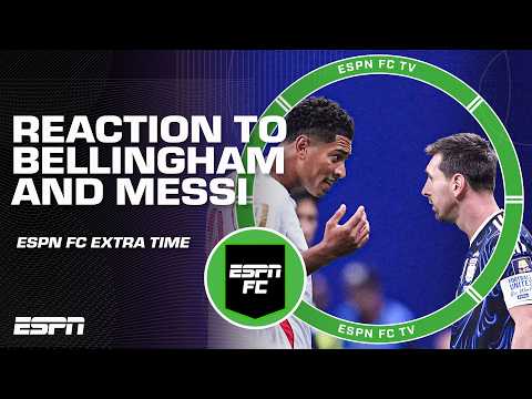 REACTION to Bellingham confronting Messi and slapping Barco after the game 🍿 | ESPN FC Extra Time