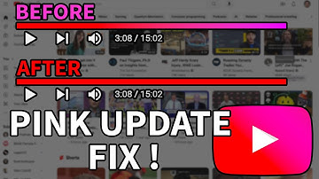 How To Change YouTube Progress Bar Back To Red (YouTube Pink Update)