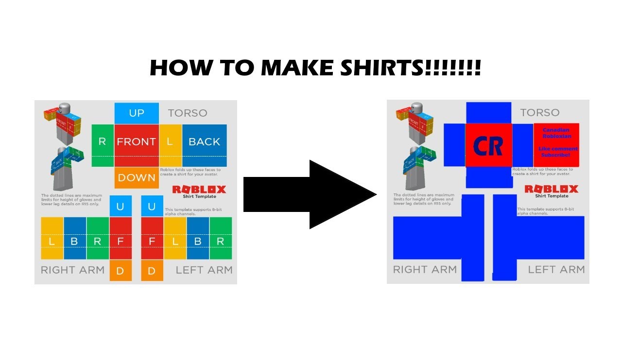 How To Make Shirts On Roblox 2017 Youtube - how to make shirts on roblox 2017
