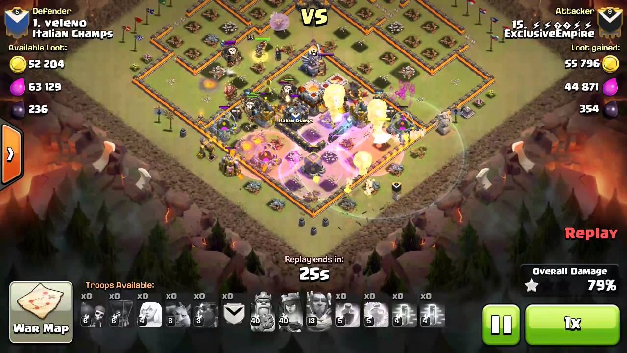 ExclusiveEmpire vs Italian Champs - TH11 Triples